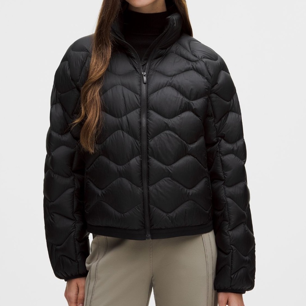 Lululemon NWT Featherweight 900-Down-Fill Quilted Jacket Black